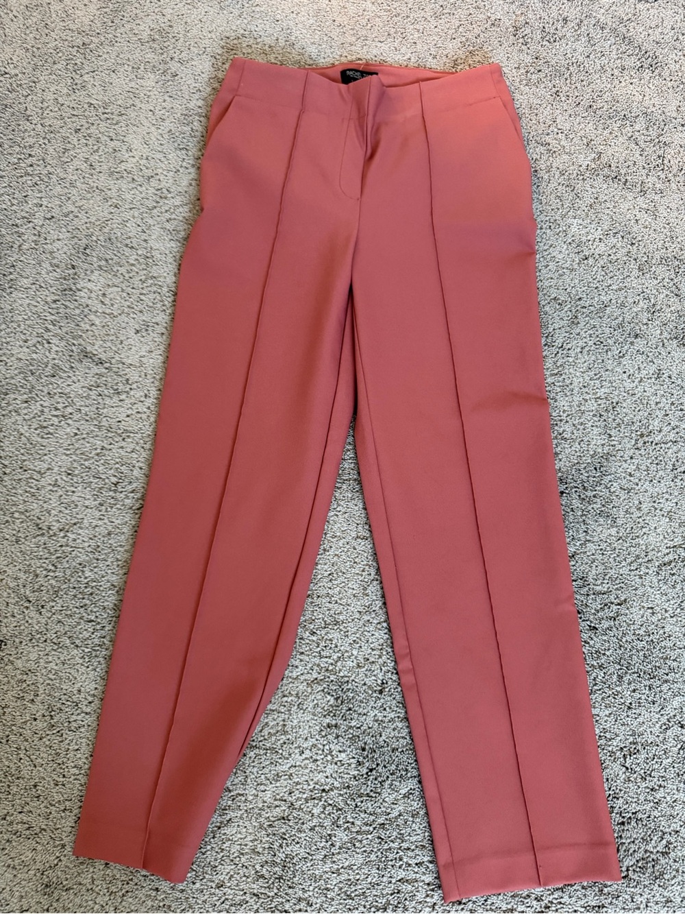 Rachel Zoe High-Rise Straight Leg Pants in Mauve